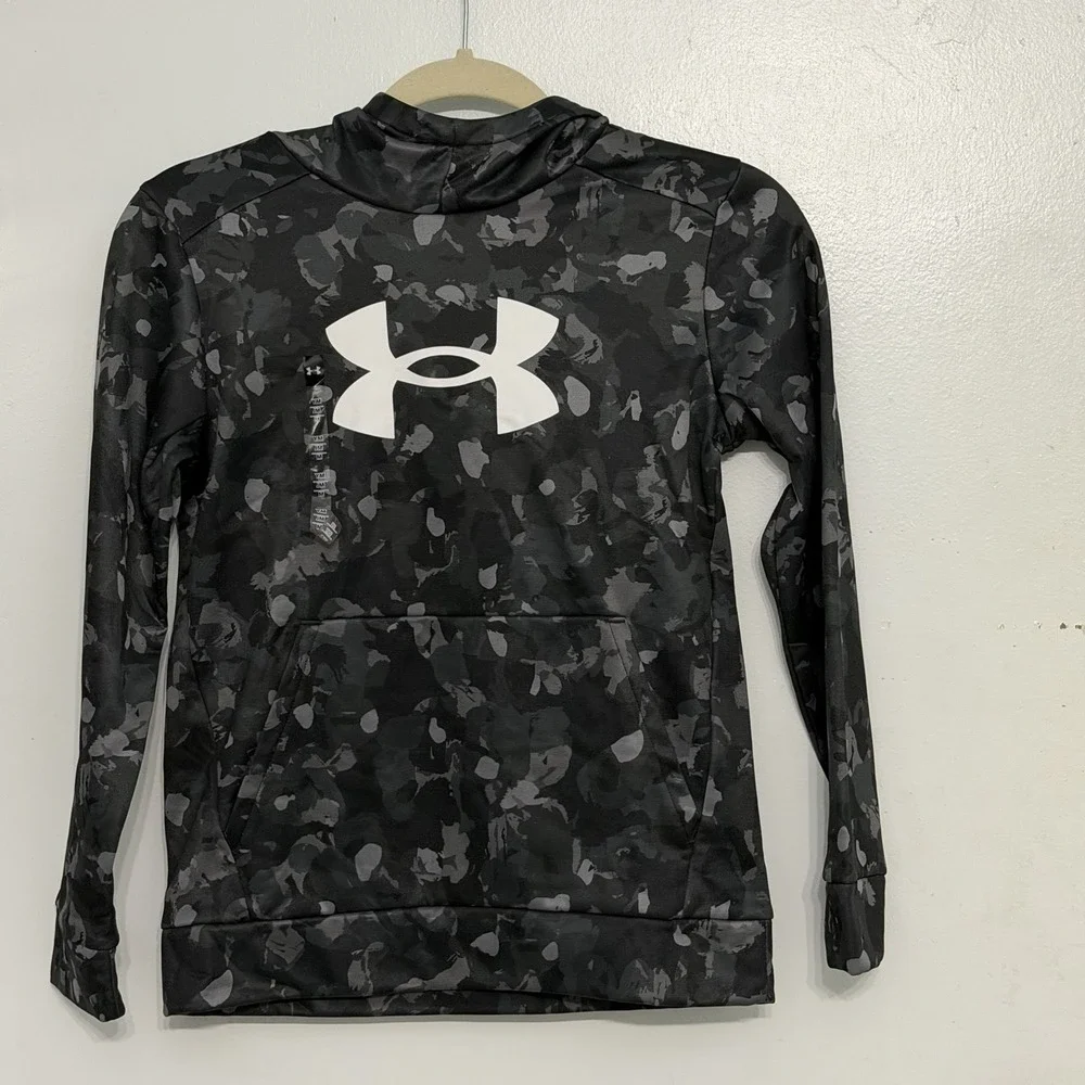 Under Armour Youth Boys Fleece Pullover Activewear Outerwear Camoflauge Size YM - Picture 1 of 8